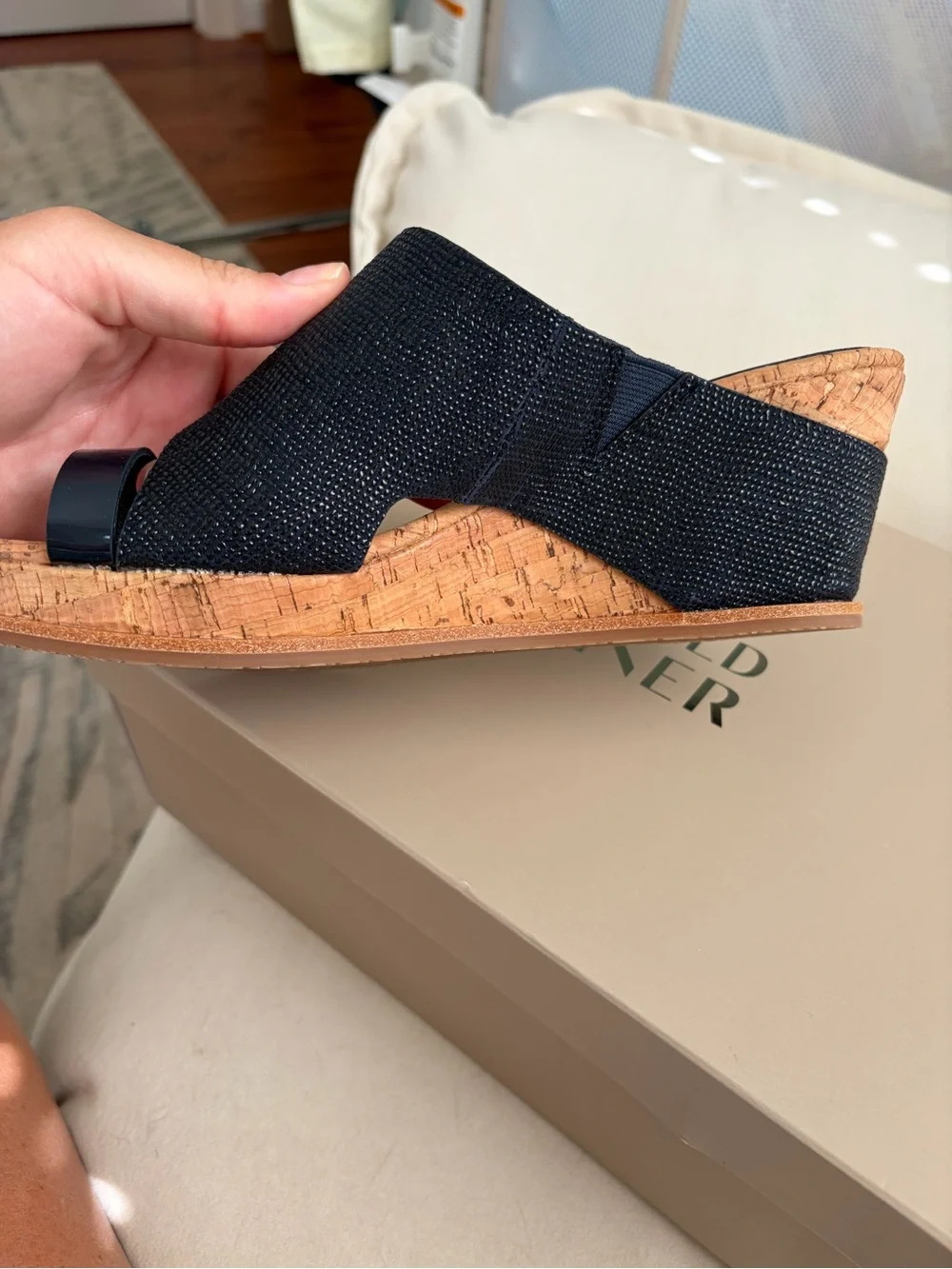 Donald Pliner Gyer Raffia Sandal